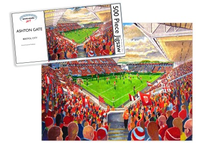 Ashton Gate Stadium Fine Art Jigsaw Puzzle - Bristol City FC